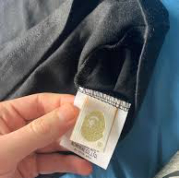 ☆NWT☆A☆Bathing☆Ape☆Silver☆Zipper☆ ☆Black☆Zipper/Black Lips☆ ☆Shark☆Mouth☆XL☆ - Picture 5 of 5